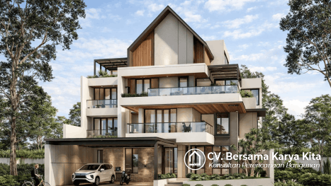 Desain Rumah Scandinavian Ibu Ratna Batu Malang